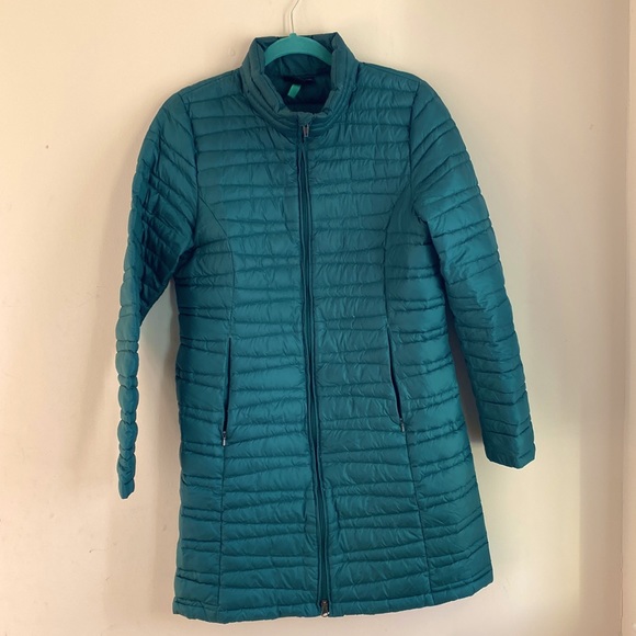 Patagonia Jackets & Blazers - Patagonia long Fiona parka Nano puff jacket in jewel toned teal